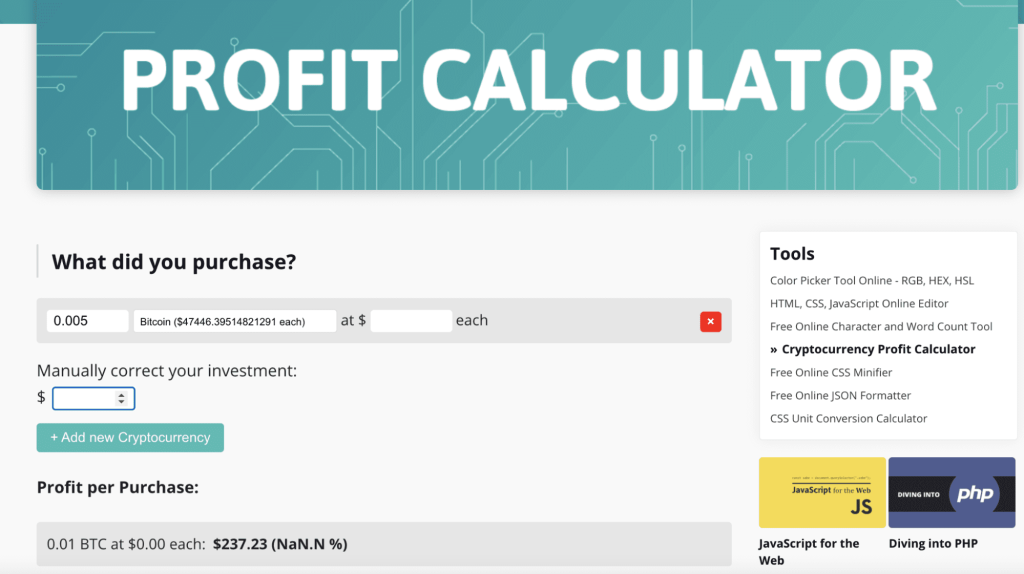 Picture of: Best Cryptocurrency Calculator: Mining, Profit, Taxes