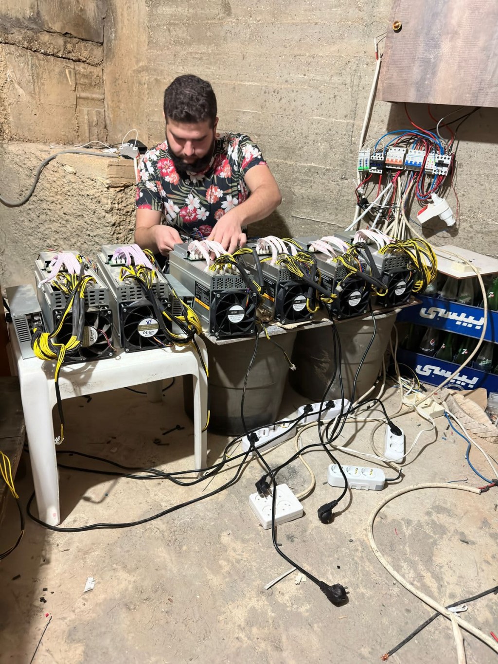 Picture of: Bitcoin mining in Lebanon earns this -year-old $, a month
