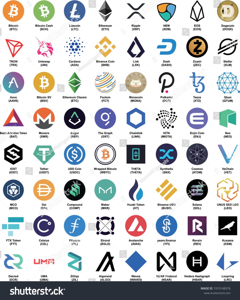 Picture of: , Cryptocurrency Logo Concept Images, Stock Photos & Vectors