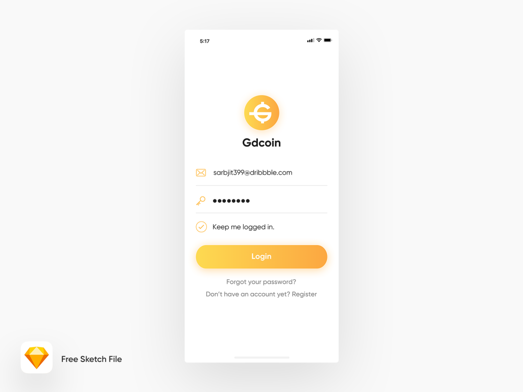 Picture of: Free – Crypto Exchange App Login Page – UpLabs