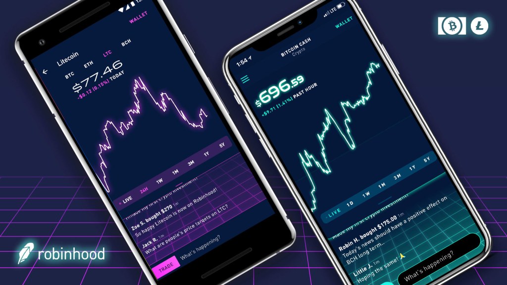 Picture of: Trading app Robinhood adds two new cryptocurrencies despite bear
